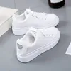 GAI Dress Shoes Women Casual Spring Fashion Embroidered White Sneakers Breathable Flower Laceup 230412