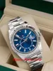 Luxury Wristwatch BRAND NEW Sky-Dweller White Gold BLUE DIAL 42mm Jubilee Watch 326934 Men's Automatic Mechanical 9003 Watchs