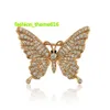 brooches-150 Xuping fashion gold women jewelry butterfly shaped rhinestone brooch