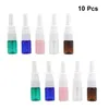 Vorratsflaschen, Gläser, 10 Stück, 5 ml, Nasensprayer, nachfüllbar, leeres Spray, PET-Flasche, Make-up-Flüssigkeit, Unterverpackung, zufällige Farbe207s