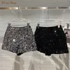 Shorts Fashion Baby Girl Bling Cequined Toddler Teens Child B lśniące krótkie spodnie Kid Pant Party Club Ubrania 114y 230412