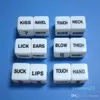 2 PCS/Pair 16MM Acrylic Dice Gaming Erotic Dice Toy Couple Novelty Love Funny gift Leisure Sports 991