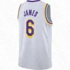 Mens Youth 3 Anthony 6 23 Davis #15 Austin Reaves Basketball Jersey D'Angelo Russell Kids Yellow Purple 2023 2024 City Jerseys Retro Shirt