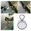 500KG Solenoid Double-sided Powerful Round Neodymium Magnet Hook Fishing Magnets Permanent Pulling Mounting Equipments Rope Salvage Dewbc