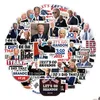 Auto stickers waterdichte lage sticker 50 stcs/set Ik heb die joe biden cartoon grappige graffiti voor laptop diy case skateboard helm mot dh5ju