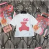Clothing Sets Designer Kids Tshirt Pink Monogrammed Shortst Fashion British Brand Summer Childrens Treasures And Girls Cotton Dhgih