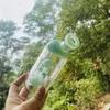 7 polegadas cogumelo rosa vidro dab rig atacado novo tubo de água de vidro exclusivo bong