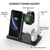 Support de chargeur rapide 10W type-c 4 en 1, chargeur sans fil pour Apple iPhone, téléphone portable, écouteur, montre