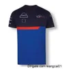 Męskie koszulki F1 Team Clothing T-shirt Formuła pierwsza kombinezon wyścigowy Krótka koszulka Verstappen 2021 Sports okrągła szyja tee dostosowana do tego samego 4123