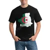 T-shirts pour hommes Drapeau algérien Carte du pays algérien C'EST DANS MON ADN Hommes Femmes T-shirt Garçons T-shirts Chemise Hip Hop T-shirts XS-5XL Éventails en coton