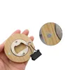 Tom Diy Wood Bamboo Round Shape Bottle Opener Coaster Kylmagnet Dekoration Ölflasköppnare