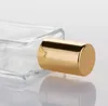 Bottiglie ricaricabili con mini bottiglia a sfera in acciaio portatile quadrata da 15 ml per olio essenziale dh1723