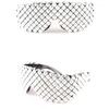 Lunettes de soleil Lunettes personnalisées à la mode GAGA Diamond Luxe Dominatrice Lunettes exagérées Discothèques Bars Performances Accessoires de scène