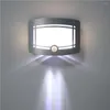 Lampada da parete Sensore wireless Lampada a LED Sconce Stile europeo Forma quadrata Corpo Induzione Comodino Percorso Corridoio