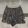 Shorts Fashion Baby Girl Bling Cequined Toddler Teens Child B lśniące krótkie spodnie Kid Pant Party Club Ubrania 114y 230412