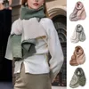 Scarves Imitation Cashmere Double Sided Wrinkled Long Soft Pleated Thick Warm Neckerchief Fashion Wild Scarf Shawl