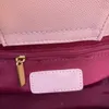 Bolso de lujo Tote Bolso de compras Cuero de vaca de caviar Bolso de hombro Bolso de embrague de cuero clásico de diseñador Bolso de mujer Moda de gran capacidad Celebridad de Internet mismo modelo