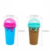 Tasse de glace Slushy de 500ML, tasse à presser magique congelée, tasse de refroidissement, tasse de congélation, tasse de Smoothie Milkshake