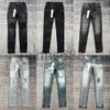 Jeans jeans denim pantaloni designer jean uomini pantaloni neri di qualità più alta design dritto retro streetwear designer di pantaloncini casual designer viola jogger