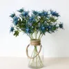 Decorative Flowers & Wreaths Plants Home Decor Artificial Eryngium Thistles Bunch Simulation Plastic Fake Wedding Decors Party Clu211A