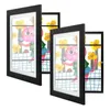 Bildramar Art Po A4 för barn barn Front Öppnande utbytbar Display Home Office Storage 3D 230411