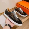 23s Famous Runner Brand Men Casual Shoes Calfskin Snabbare sneakerskor för män som går Design gummisula utomhus sportskor herrtränare eu38-45