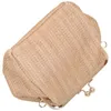 Evening Bags Small Crossbody Boho For Women Clutch Hasp Ladies Handbag Female Straw Beach Rattan Messenger Bag(Brown)