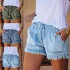 Kvinnors shorts hög midja shorts jeans storlek sommar kvinnors denim shorts stor storlek xxl för kvinnor korta byxor kvinnor stor storlek 230412