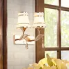 Vägglampa sängbelysning sovrum enkelt modern kreativ led trappa gång kristall vardagsrum dekoration ljus