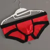 Underpants Factory Direct Supply Men's Panties Triangle Comfort Breathable Polyester Arm Summer Student Youth Sports Trend Sexy Men