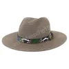 Chapeaux de soleil d'été classique chapeau de paille pour les femmes en plein air vacances plage chapeaux décontracté Jazz casquette Chapeu Masculino