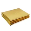 Sacos de armazenamento 50pcs coloris de ouro de -correio acolchoado envelopes poli -lineado de aluminizador self -selo self selin aluminizer336m