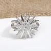 Classic Designer DY Ring Jewelry Luxury Fashion jewelry Sunflower Full of Imitation Diamond Stars Simple Style Accessories Ring for Women DY Jewelry Christmas gift