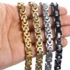 Bransoletki Charm Bracelets Davieslee Bizantyjska Bransoletka dla mężczyzn Złoto czarny srebrny kolor stali nierdzewnej Biżuteria 6811mm LKBM31 230411