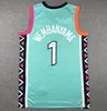 1 Victor Wembanyama Basketball Jerseys Mens David Robinson 21 Cadeis de camisa de camisa da cidade