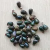 Hänghalsband fahsion som säljer naturliga Indien onyx charms droppform stenhängen för smycken markering 50 st/parti grossist gratis
