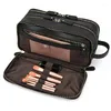 Wallets Leather Make Up Bags Cosmetic Case Organizer Storage Pouch Casual Zipper Toiletry Wash Bag Men Women Travel