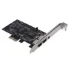 PCI Express X1 PCI-E FireWire 1394A IEEE1394 컨트롤러 카드 3 데스크탑 UVAOX 포트