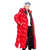 Trench da donna Giacche invernali in stile europeo Donna imbottita in cotone sciolto da donna Cappotto caldo da donna X-long Parka da donna Giacca a vento 016