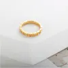 Kleine vierkante zirkoon stenen ring roestvrij staal 18k goud vergulde cirkel ingelegde kristal designer ringen voor vrouwen mode -sieraden