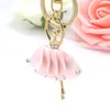 Keychains XDPQQ Pendant Söt dockan Key Chain Ballet Girl Shape Car Ring Supermarket Gift Män och kvinnor grossistpris