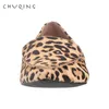 GAI Kleid Damen Casual Flache Slipper Damenmode CHUQING Marke Leopard Schuhe Trend Atmungsaktiv und Komfortabel 231110