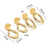 Dangle Oorbellen Verkopen Roestvrij Staal Vrouwen Grote Europese Twist Ovale Drop Mode-sieraden Geschenken Waterdicht