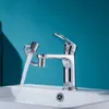 Badrumduschhuvuden Roterabel Bubbler Head Faucet Munstycke Adapter 1080 ° Aerator Extender Kitchen Tap 230411