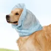 Hondenauto -zitplaatsen Pet Mesh Oor Cover ademende elastische oorbeschermende nek en tegen insectenmuggen vliegen voor hondenkatten