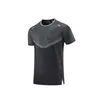 T-shirt da uomo KAMB 2023 T-shirt da uomo a maniche corte in seta di ghiaccio Quick Dry Fitness Running Abbigliamento da tennis Camicia da uomo T-shirt per uomo