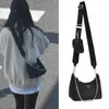 Designer bag 2023 internet celebrity Yang same nylon three in one hobo underarm chain strap crossbody portable for women bags