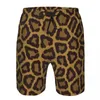 Herenshorts met luipaardprint, sneldrogend zwemmen voor heren, badmode, zwembroek, zwembroek, strandkleding