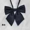 Neck Ties Pure Color Pointed Collar Flower Ladies Bow Tie JK Korean Casual Feather Girl Accessories For Women