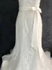 Bröllopsklänning andra klänningar trumpet/sjöjungfru stropplös sveptåg spetsar med bowother